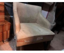 Кресло бежевое ткань, каркас дерево, обивка рогожка. Размер: 645х610х800 мм