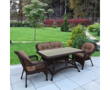 Комплект плетеной мебели T130/LV-520BB-Brown_Beige