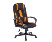 Кресло игровое TopChairs ST-CYBER 9 черный/оранжевый