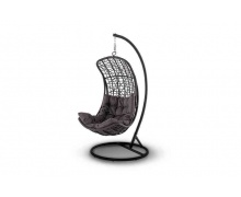 "Виши" подвесное кресло из искусственного ротанга, цвет коричневый