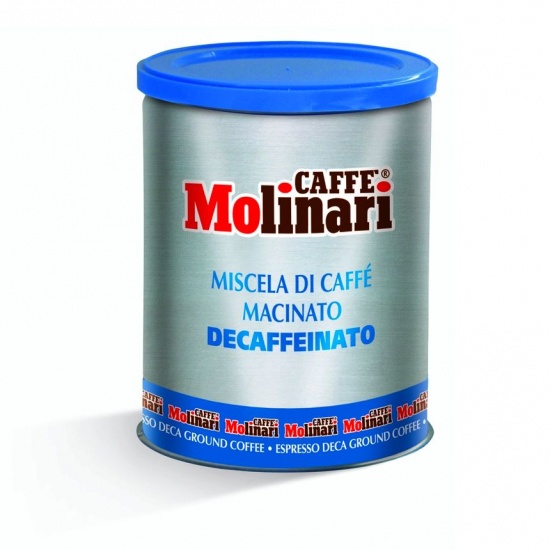 Кофе молотый Molinari без кофеина Cinque Stelle «Decaffeinatо» Пять звезд Декафеинато  250 гр - 1