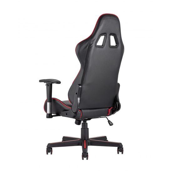 Кресло игровое TopChairs Racer Lighti черное с красным - 1