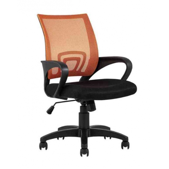 Кресло офисное TopChairs Simple оранжевое - 1