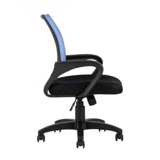 Кресло офисное TopChairs Simple голубое - 1