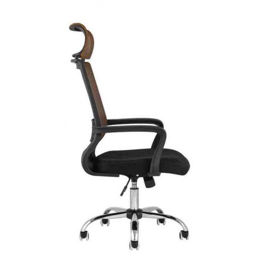 Кресло офисное TopChairs Style оранжевое - 1