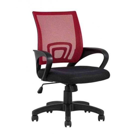 Кресло офисное TopChairs Simple красное - 1