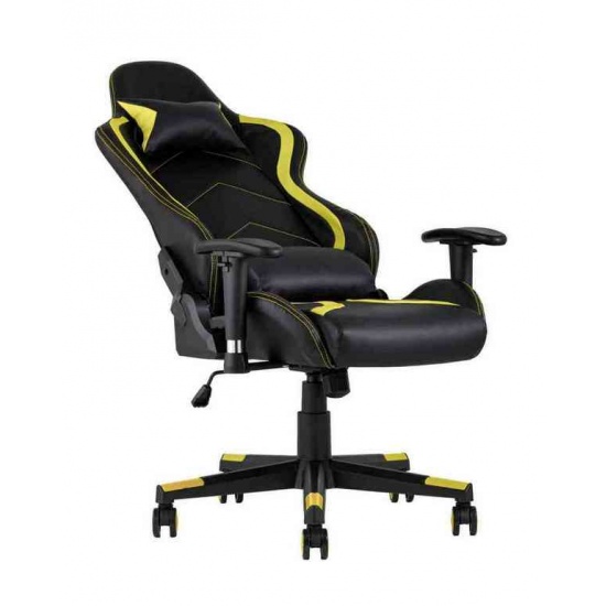 Кресло игровое TopChairs Cayenne желтое - 1