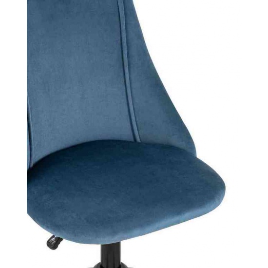Кресло компьютерное Сиана велюр синий - 1