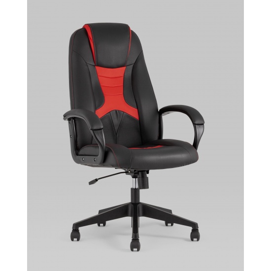 Кресло игровое TopChairs ST-CYBER 8 черный/красный - 1