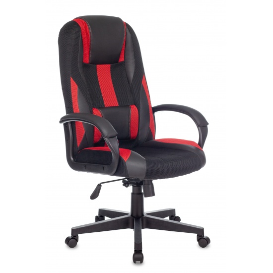 Кресло игровое TopChairs ST-CYBER 9 черный/красный - 1