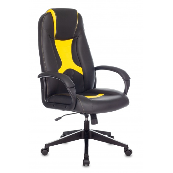 Кресло игровое TopChairs ST-CYBER 8 черный/желтый - 1