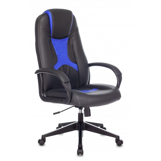 Кресло игровое TopChairs ST-CYBER 8 черный/синий - 1