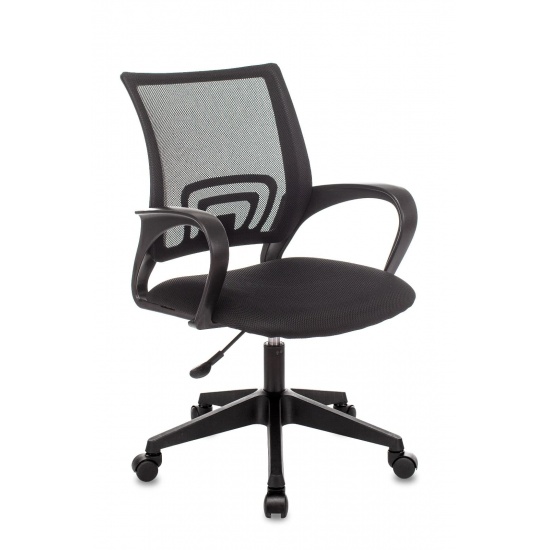 Кресло офисное TopChairs ST-Basic сетка/ткань черный - 1