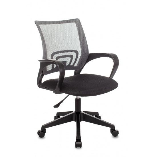 Кресло офисное TopChairs ST-Basic сетка/ткань темно-серый - 1