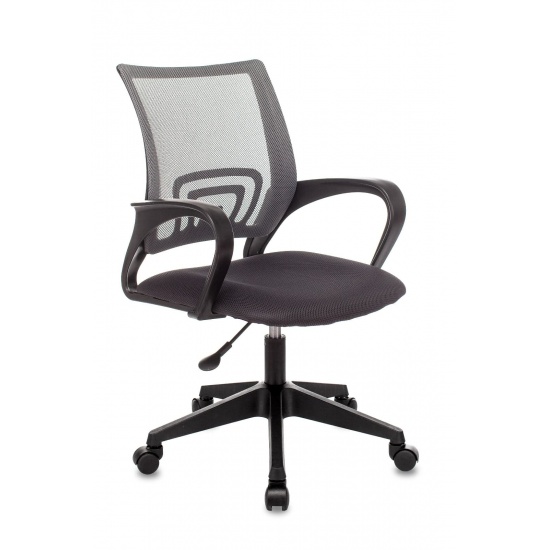 Кресло офисное TopChairs ST-Basic сетка/ткань серый - 1