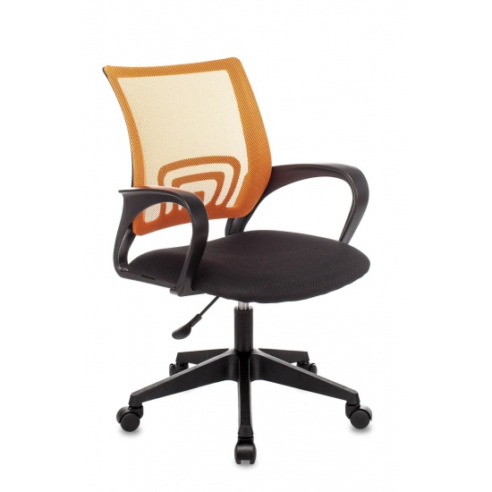 Кресло офисное TopChairs ST-Basic сетка/ткань оранжевый - 1