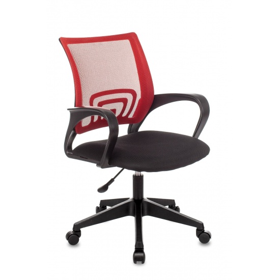 Кресло офисное TopChairs ST-Basic сетка/ткань красный - 1