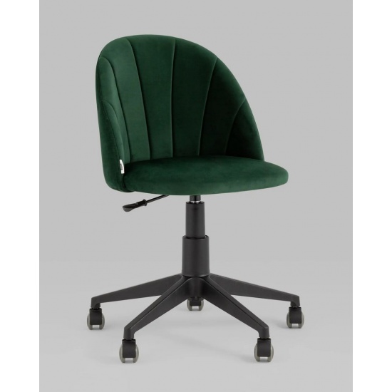 Кресло компьютерное Логан велюр зелёный - 1