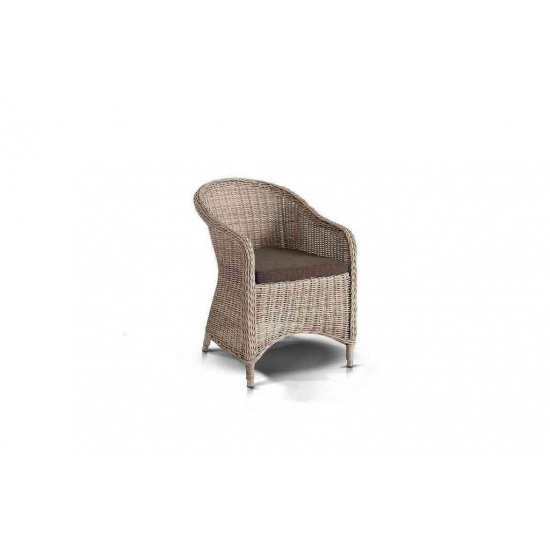 "Равенна" плетеное кресло из искусственного ротанга, цвет бежевый - 1