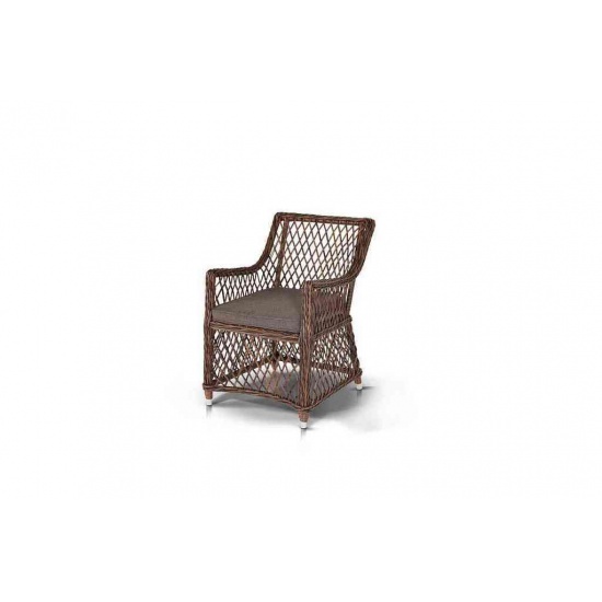 "Латте" плетеное кресло из искусственного ротанга, цвет коричневый - 1