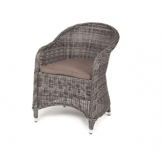 "Равенна" плетеное кресло из искусственного ротанга, цвет графит - 1