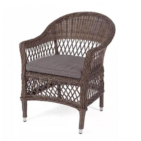 "Сицилия" плетеный стул из искусственного ротанга, цвет коричневый - 1